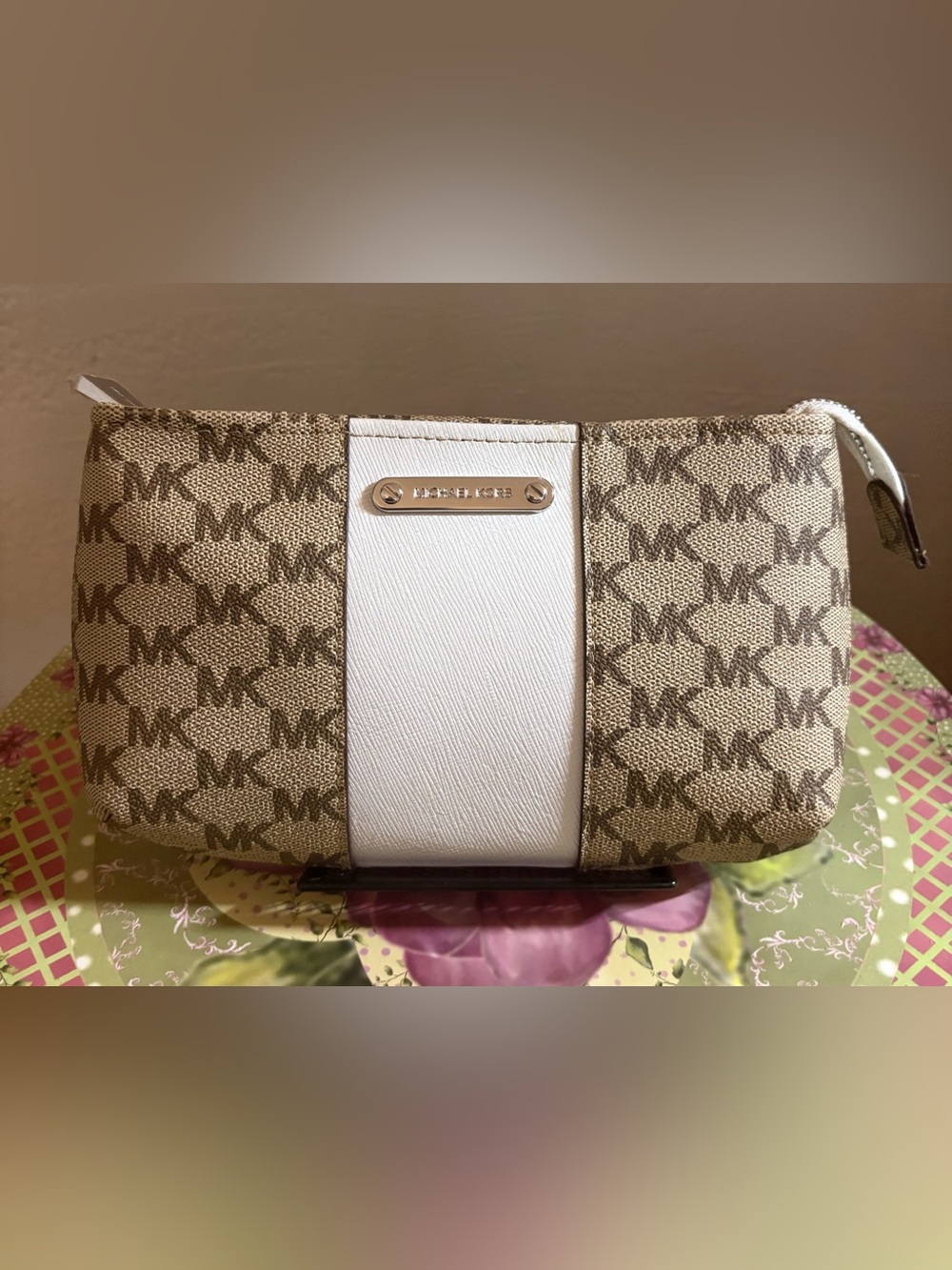 Michael Kors Beige Brown Signature Logo Fanny Pack S/M - NWT